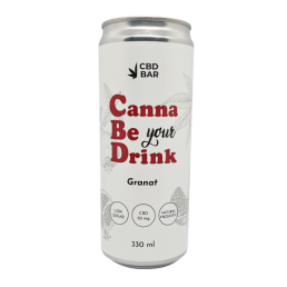 КБД напій Canna Be Drink зі смаком гранату 330 мл 50 мг CBD