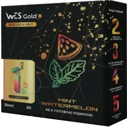 WES Gold Mint Watermelon (Кавун-м'ята)