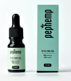 Масло  CBD 10% c нейтральным вкусом, 10 мл, 1000 мг