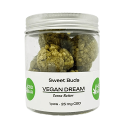 КБД Цукерки Sweet buds Vegan Dream в какао маслі 100 г 250 мг CBD