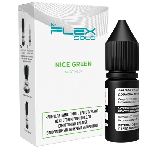 FLEX Nice Green (Яблоко) 10 мл, 5%